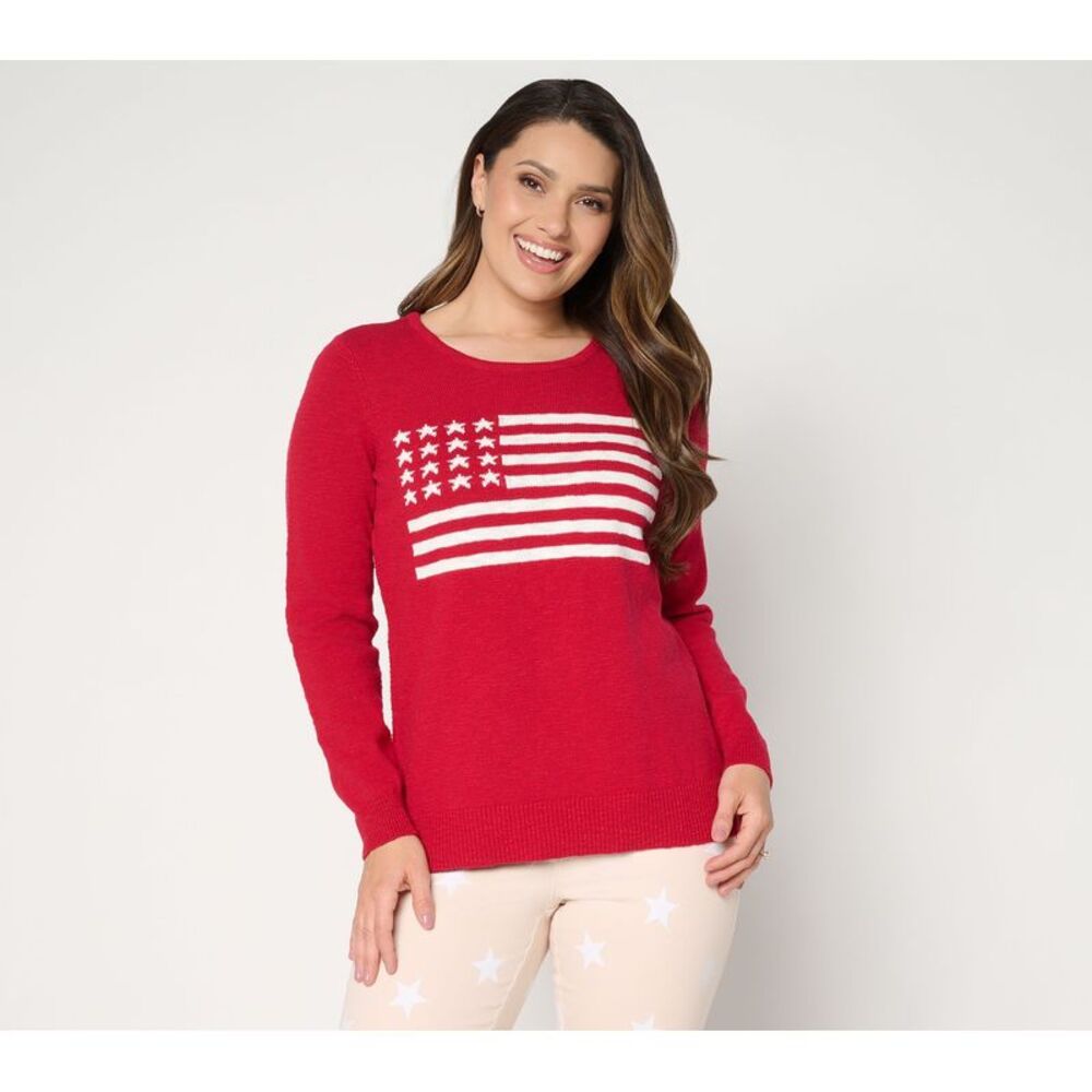 Gloria Vanderbilt Women's Top Sweater Sz L Make Your Selection: Belle Red